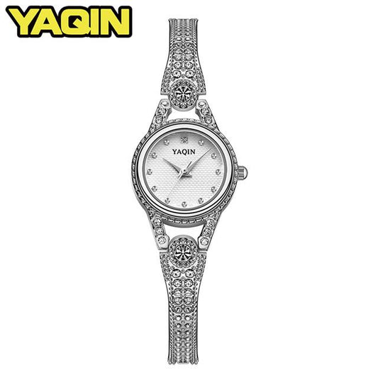 YAQIN women watch with diamond ladies jewelry bracelet watch