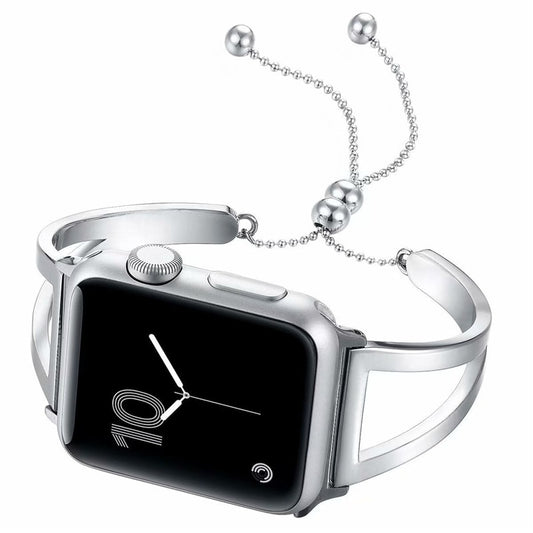 Watchbands for Apple Watch Band 38mm 42mm Girl Women Stainless Steel Metal Jewelry Bracelet Link Wrist Strap for iWatch Belts
