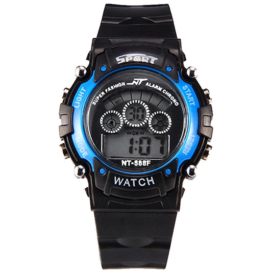 Men's multi-function digital wristwatches outdoor sports luminous black LED watch student watches